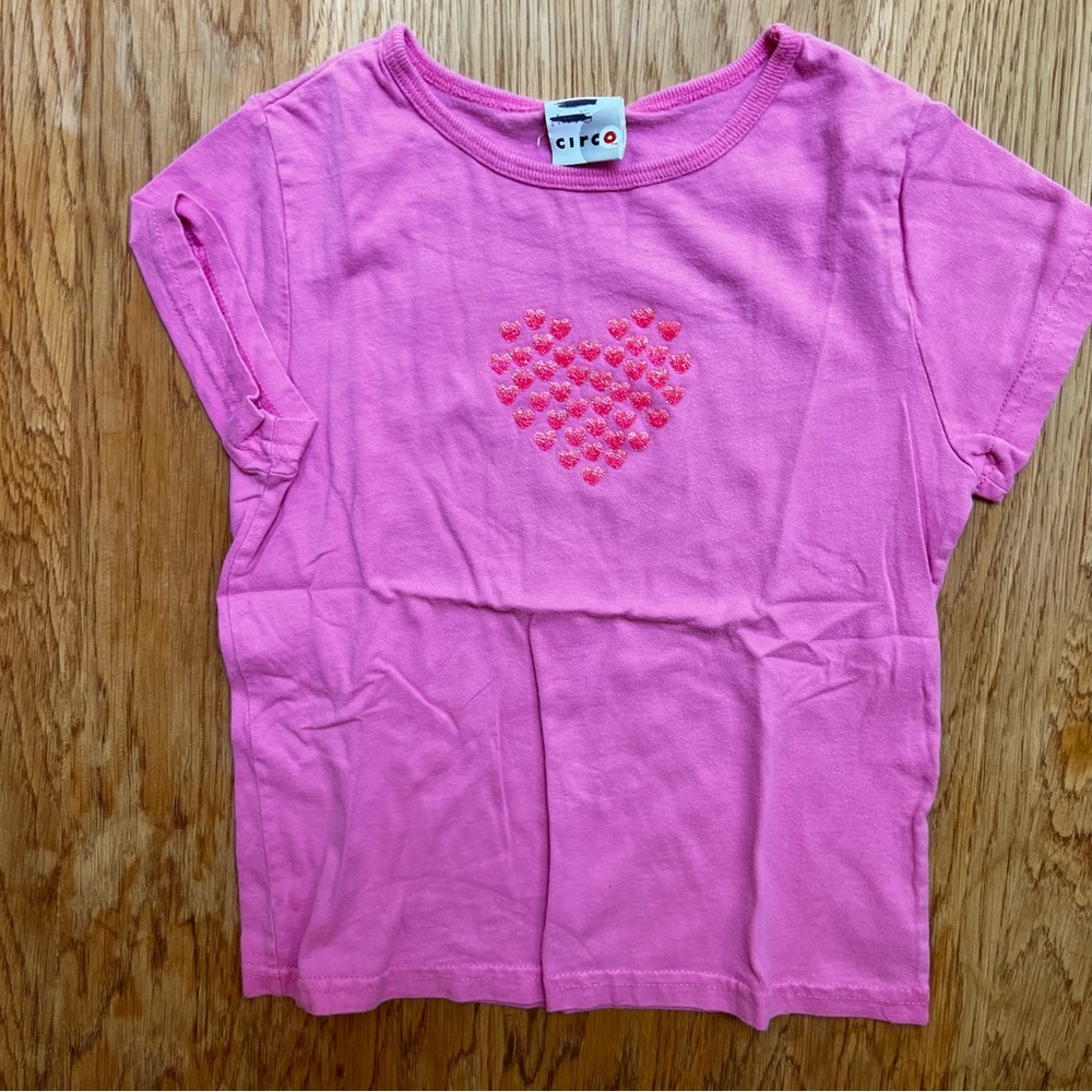 Circo Pink Heart Kids T-Shirt